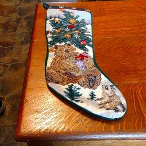 Needlepoint Christmas Stocking
